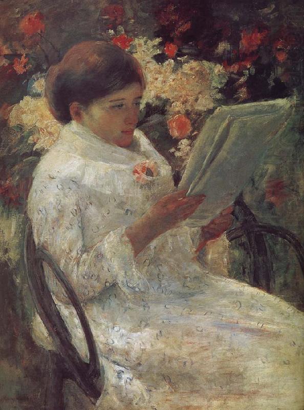 Artist in the garden, Mary Cassatt